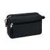 Hanf Kosmetiktasche 200g/m² NAIMA COSMETIC, schwarz Hanf Kosmetiktasche 200g/m² NAIMA COSMETIC, schwarz
