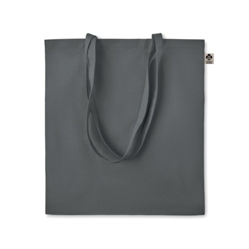 ZIMDE COLOUR Organic cotton shopping bag ZIMDE COLOUR, stone grey