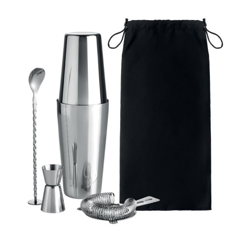BOSTON Cocktail set 750 ml BOSTON, shiny silver