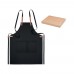NAGPUR COLOUR Organic cotton apron 340 gr/m² NAGPUR COLOUR, black NAGPUR COLOUR Organic cotton apron 340 gr/m² NAGPUR COLOUR, black