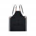 NAGPUR COLOUR Organic cotton apron 340 gr/m² NAGPUR COLOUR, black NAGPUR COLOUR Organic cotton apron 340 gr/m² NAGPUR COLOUR, black