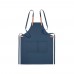 NAGPUR COLOUR Organic cotton apron 340 gr/m² NAGPUR COLOUR, blue