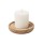 Kerze mit Halter PENTAS, holz