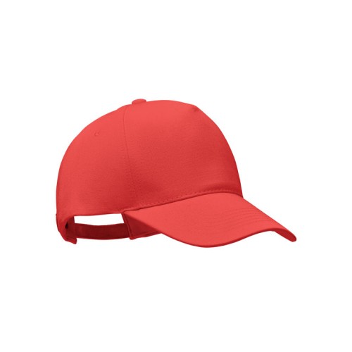 Baseballkappe Organic Cotton BICCA CAP, rot Baseballkappe Organic Cotton BICCA CAP, rot