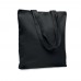 RASSA COLOURED Stevige canvas boodschappentas RASSA COLOURED, zwart