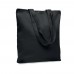 RASSA COLOURED Stevige canvas boodschappentas RASSA COLOURED, zwart