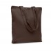 RASSA COLOURED 270 gr/m² Canvas shopping bag RASSA COLOURED, chocolate