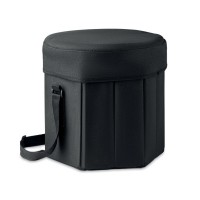 SEAT & DRINK Opvouwbare koeltas- /krukje SEAT & DRINK, zwart