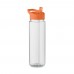 ALABAMA RPET bottle 650ml PP flip lid ALABAMA, orange