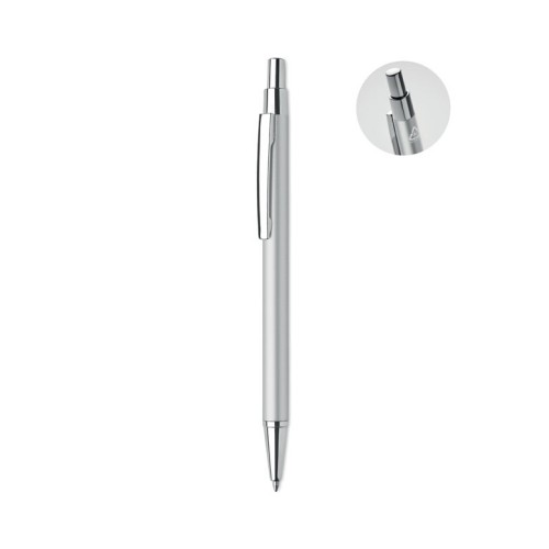 DANA Recycled aluminium ball pen DANA, silver DANA Recycled aluminium ball pen DANA, silver