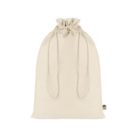 AMBER LARGE Large organic cotton gift bag AMBER LARGE, beige