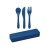 Besteck-Set PP RIGATA, blau