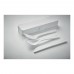 Besteck-Set PP RIGATA, weiß Besteck-Set PP RIGATA, weiß