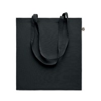 ZOCO COLOUR Recycled cotton shopping bag ZOCO COLOUR, black