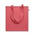 ZOCO COLOUR Recycled cotton shopping bag ZOCO COLOUR, red