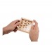 ZUKY Pine wooden labyrinth game ZUKY, wood