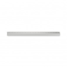 Dreikantlineal Aluminium 30cm TRIA, mattsilber