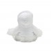 MANNY Pluchen koe met hoodie MANNY, wit