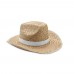 TEXAS Natural straw cowboy hat TEXAS, white