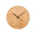 ESFERE Ronde bamboe wandklok ESFERE, hout