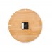 ESFERE Ronde bamboe wandklok ESFERE, hout