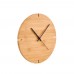 ESFERE Ronde bamboe wandklok ESFERE, hout
