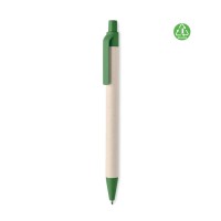 MITO PEN Gerecycled papier/ PLA balpen MITO PEN, groen