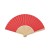 FANNY PAPER Waaier bamboe FANNY PAPER, rood