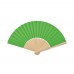 FANNY PAPER Manual hand fan FANNY PAPER, lime