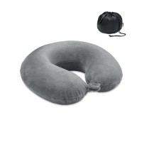 DREAMS Travel Pillow in 210D RPET DREAMS, grey