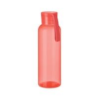 INDI Tritan bottle and hanger 500ml INDI, transparent red