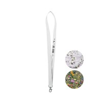 Lanyard mit Samenpapier LANSEE, weiß