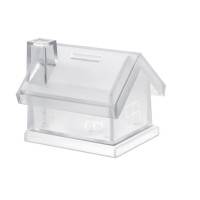 MYBANK Plastic house coin bank MYBANK, transparent
