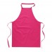 KITAB GLASGOW Kitchen apron in cotton KITAB GLASGOW, fuchsia