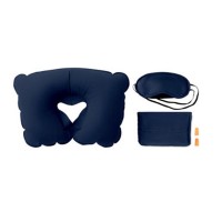 TRAVELPLUS Set w/ pillow eye mask plugs TRAVELPLUS, blue