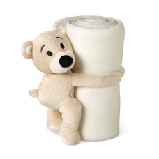 Kinder-Fleece-Decke MANTA, weiß