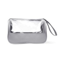 PLAS Toiletry bag microfiber w PVC PLAS, grey