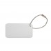 TAGGY Aluminium luggage tag TAGGY, matt silver
