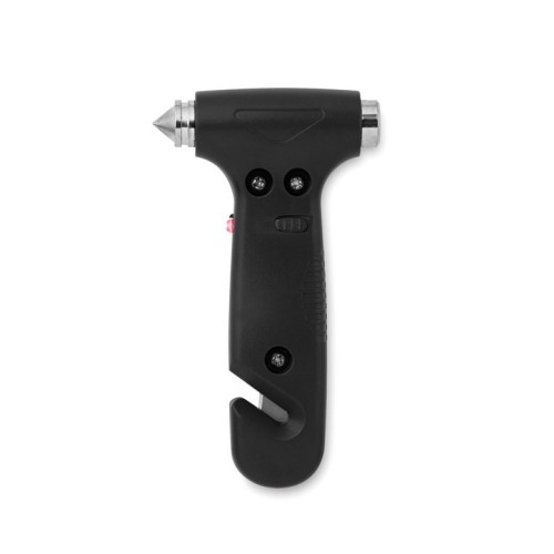 3 in 1 Notfall-Hammer RESQ, schwarz