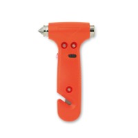 3 in 1 Notfall-Hammer RESQ, orange
