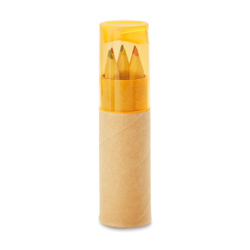PETIT LAMBUT 6 coloured pencils PETIT LAMBUT, transparent orange