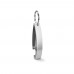 COLOUR TWICES Key ring bottle opener COLOUR TWICES, silver COLOUR TWICES Key ring bottle opener COLOUR TWICES, silver
