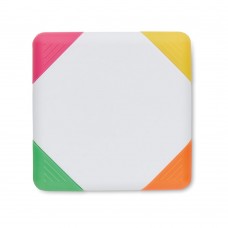 SQUARIE Markeerstift 4 kleuren SQUARIE, wit