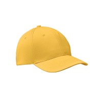 BASIE APOLLO 6 panels baseball cap BASIE APOLLO, yellow