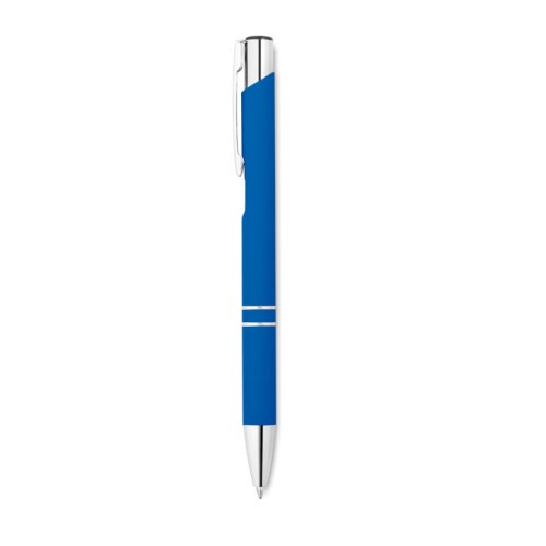 AOSTA Ball pen in rubberised finish AOSTA, royal blue AOSTA Ball pen in rubberised finish AOSTA, royal blue