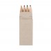 PETIT ABIGAIL 4 mini coloured pencils PETIT ABIGAIL, beige