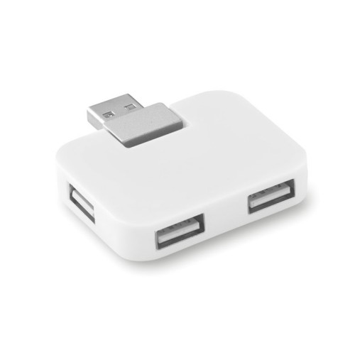 4 Port USB Hub SQUARE, weiß 4 Port USB Hub SQUARE, weiß