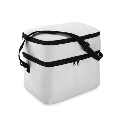 CASEY Cooler bag with 2 compartments CASEY, white
