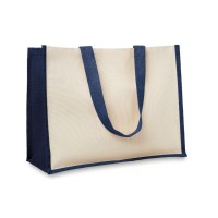 CAMPO DE FIORI Jute/canvas boodschappentas CAMPO DE FIORI, blauw