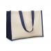 CAMPO DE FIORI Jute/canvas boodschappentas CAMPO DE FIORI, blauw